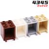Свинья Радуга Детали MOC 4345 Контейнер Коробка 2 x 2 x 2 Совместимые Кирпичики DIY Сборка Строительные Блоки Частицы Детская Головоломка Мозговые Игрушки