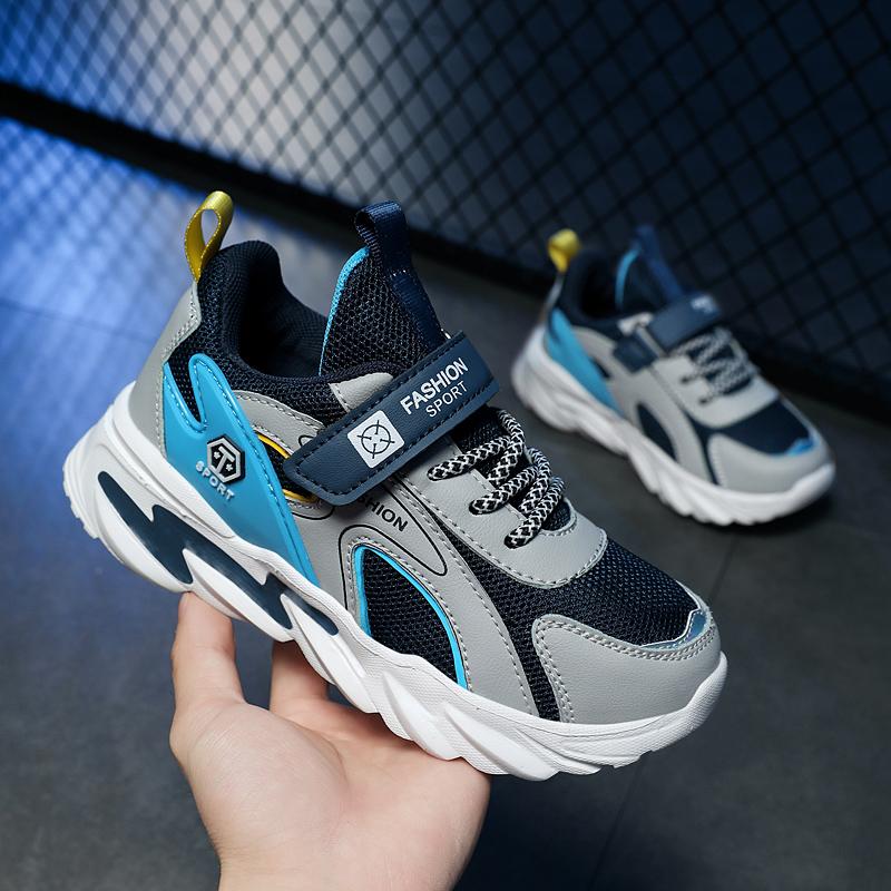 Kid's Autumn Spring Tennis Sports Shoes Boys Girls Students Casual Sneakers Trekking Trainers for Childrens