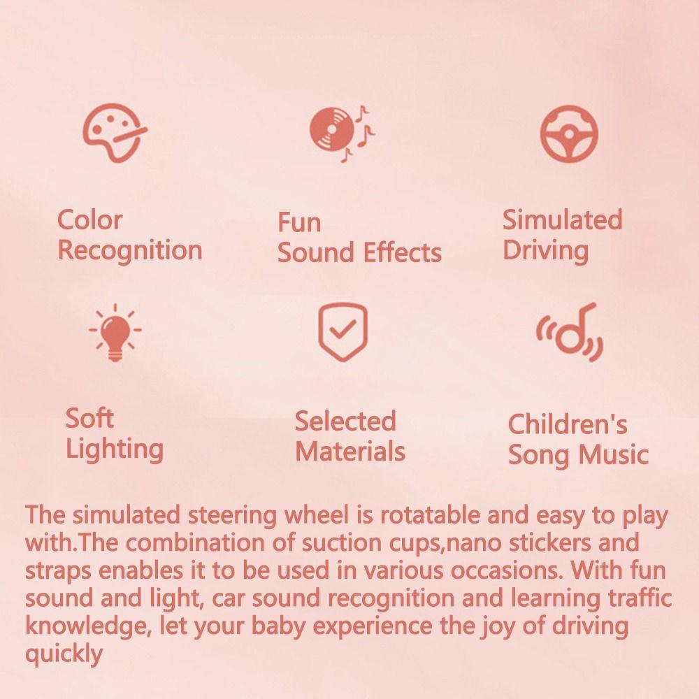 Забавный детский руль Креативная игрушка-симулятор вождения автомобиля Детские игрушки