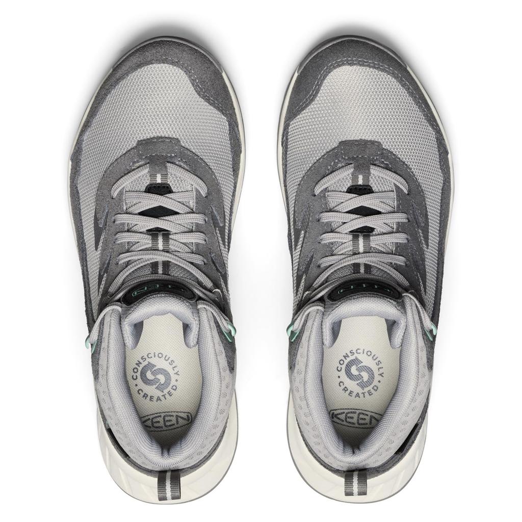 Keen HIGHTRAIL MID WP Туристические Размеры 1030347 Обувь, Водонепроницаемая, Женская, Alloy/Lichen, 25.5см,