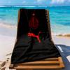 Ac Milan Beach Towel Super Soft Microfiber Quickdry Fabric Comfortable Lightweight