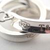 [Б/у] TIFFANY/Tiffany 925 1837 Переплетенные круги ожерелье/подвеска/g420-79