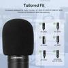 PhantAccy Pop для ATR2500 ATR2500X Пенный чехол для микрофона для фильтрации взрывчатых веществ и шипящих звуков/ветрозащитный экран Audio-Technica AT-2020 AT-2035