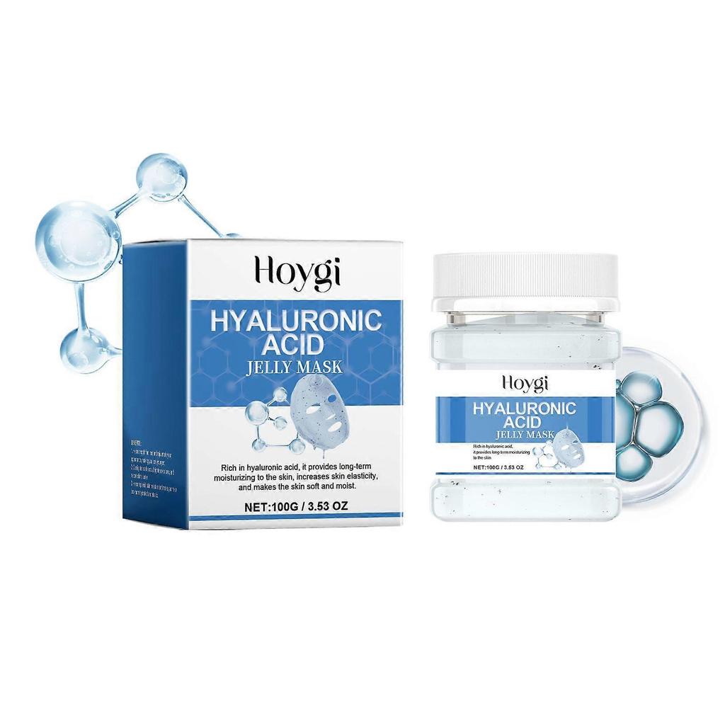 Hoygi Hyaluronic Acid Moisturizing Mask Powder Hydrates, Moisturizes, And Brightens Skin - Cream-Type Mask For Radiant And Moisturized Care