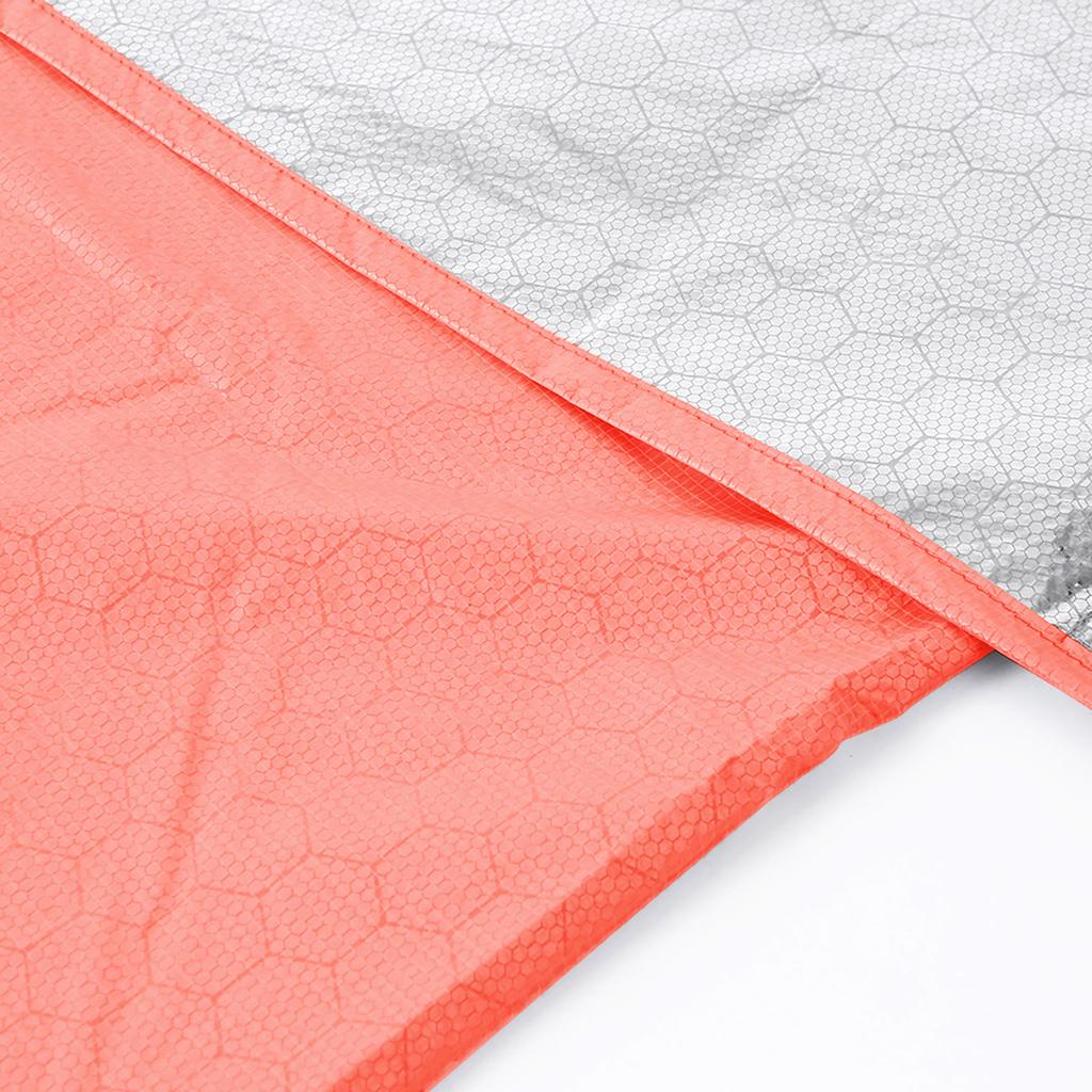 Портативный согревающий спальный мешок для одного человека со светоотражающим замком для температуры на открытом воздухе для кемпинга, путешествий, походов, спальный мешок 200 * 72 см