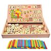 Montessori Teaching Aids Multifunctional Math Operation and Drawing Box Learning Preschool Early Chi