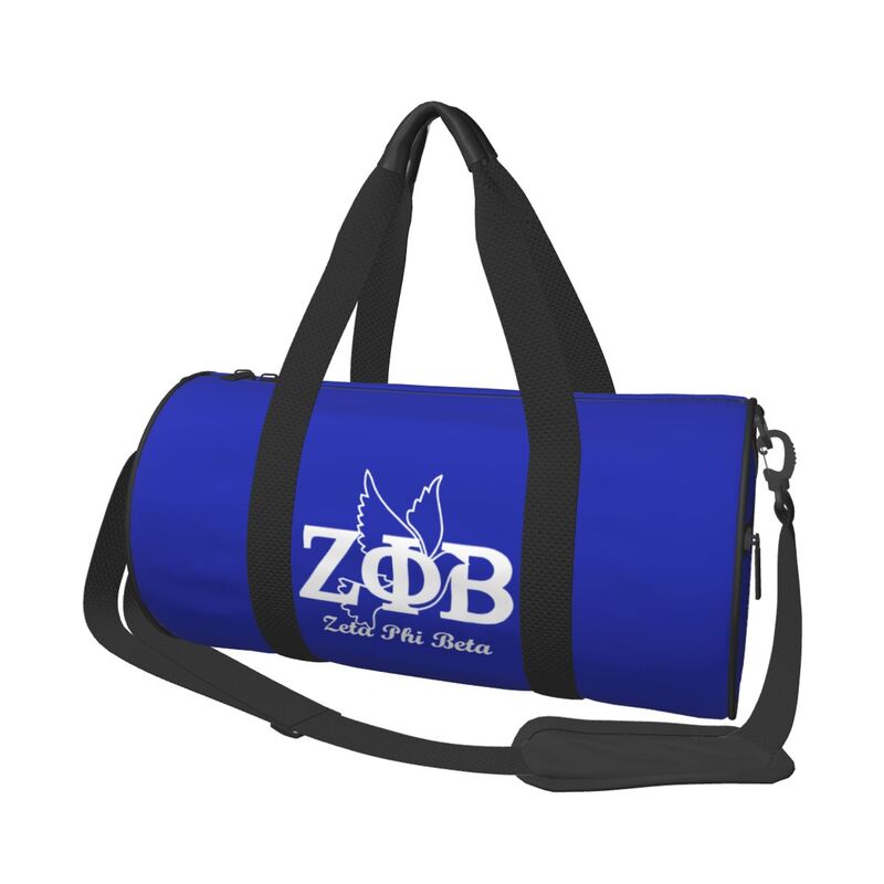 Zeta Phi Beta 1920 Print Travel Duffel Bag Waterproof Lightweight Sport Yoga Gym Bag Workout Overnight Luggage Bags for Women