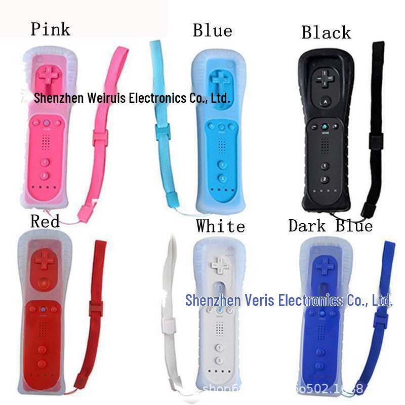 Wii/Wii U Compatible Controller Set: Left, Right, Straight, and Motion Controllers.