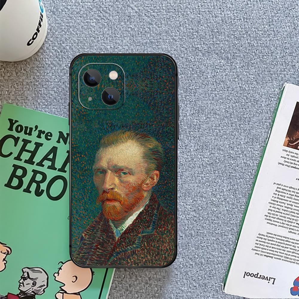 Чехол для телефона с автопортретом Ван Гога, чехол для Iphone Xiaomi Mi Samsung Galaxy Redmi Note AS 11 12 13 14 15 22 23 24 5G Pro Plus Max Fe Ultra
