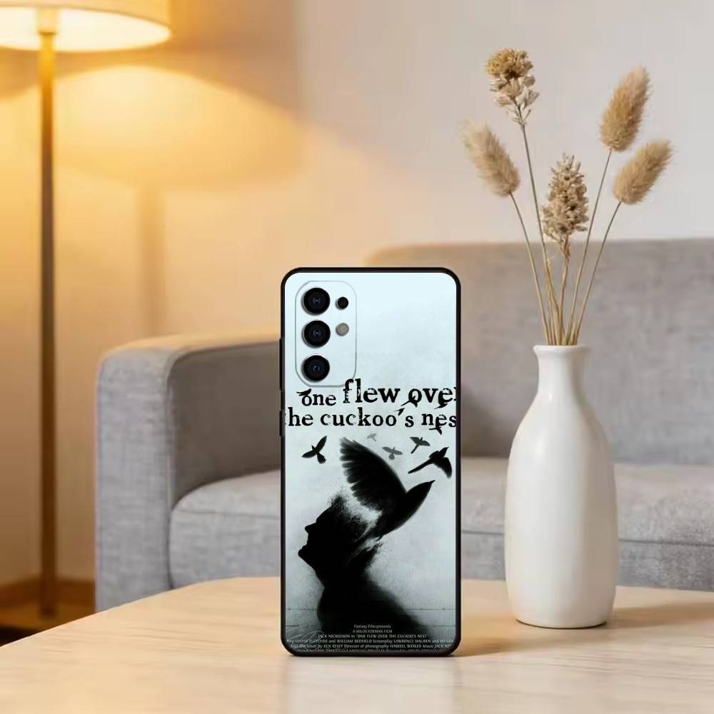 Чехол для телефона «Пролетая над гнездом кукушки» для Samsung S25, S24, S21, S22, S23, S30, Ultra, S20, Plus, Fe, Lite, Note, 10, Черный чехол