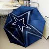 Cowboys Team Logo Umbrella Folding umbrella, automatic umbrella 8-Frame for Travel, camping Use Gift for Halloween Christmas
