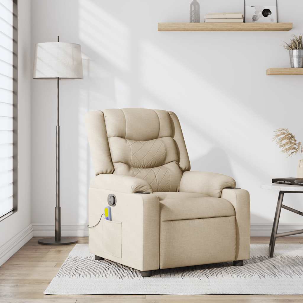 Massage Chair Cream Fabric