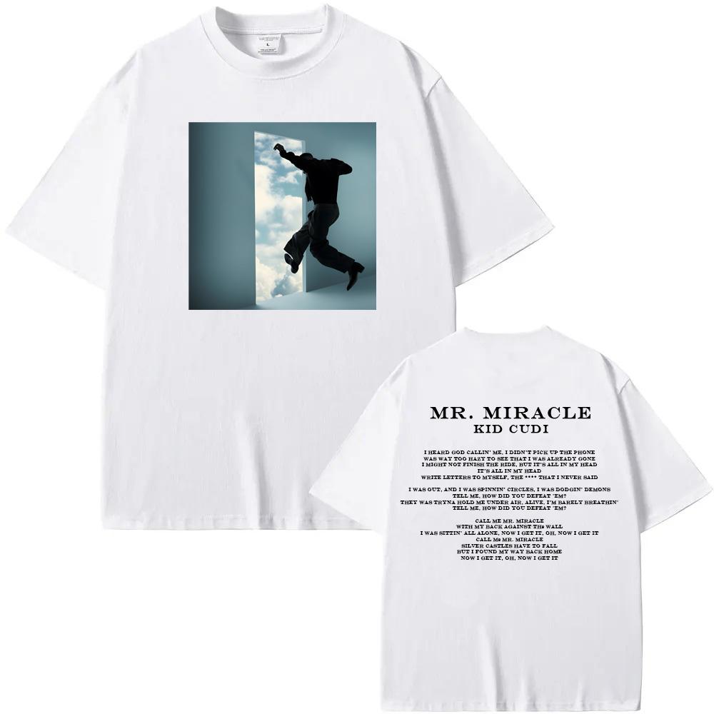 Kid Cudi-Mr. Miracle 2025new T Shirt Sleeve Fashion Round NeckTee-shirt Summer 100%Cotton Tshirt Camiseta Hombre Summer Tops