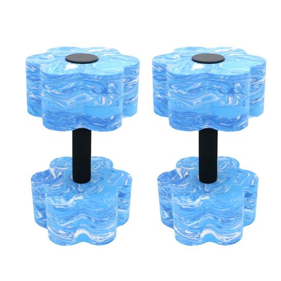 1/2Pcs Water Aerobic Dumbbells Set High-Density EVA Foam Fitness Barbells Lightweight Pool Weights Dumbbells