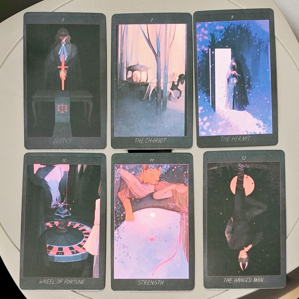 Таро «Мед и Лаванда» Эфирное Фэнтези Арт 10,3*6 см 78 Карт Сочетает Мечтательную Эстетику с Глубоким Мистическим Символизмом