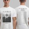 Yungblud Idols World Tour 2025 Белая футболка с принтом даты на спине Полный размер Унисекс