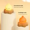 Ночник Долгое время работы Зарядка USB-C Форма костра Силикон без БФА Окружающее освещение Ночник Декор для спальни