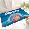 Cute P-Ponyo Movie On The Cliff Anime Floor Mat Rectangle Anti-slip Home Soft Badmat Front Door Indoor Outdoor Mat Welcome