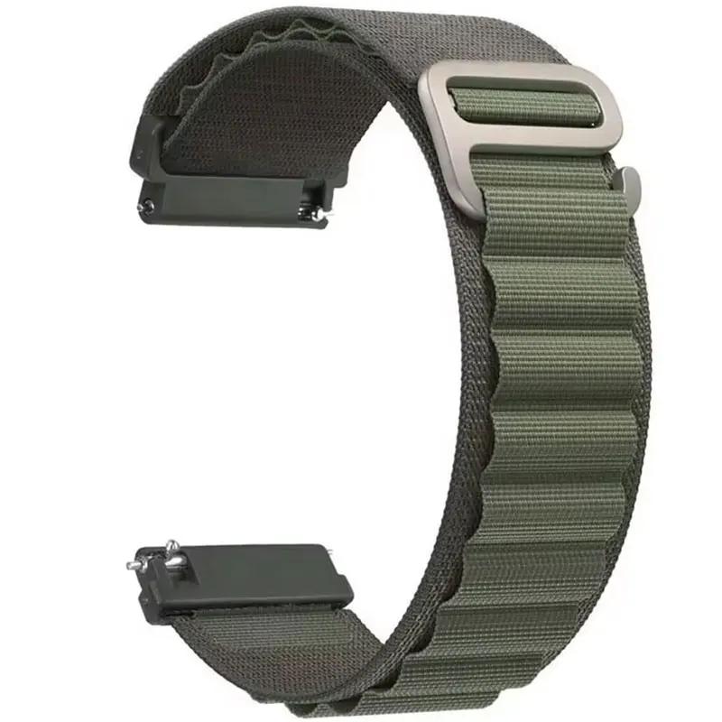 20mm 22mm Alpine Loop Strap For Garmin Vivoactive 6 5 4 3 Venu 2 3 Bracelet Garmin Forerunner 55 158 745 965 265 255 645 SQ SQ2