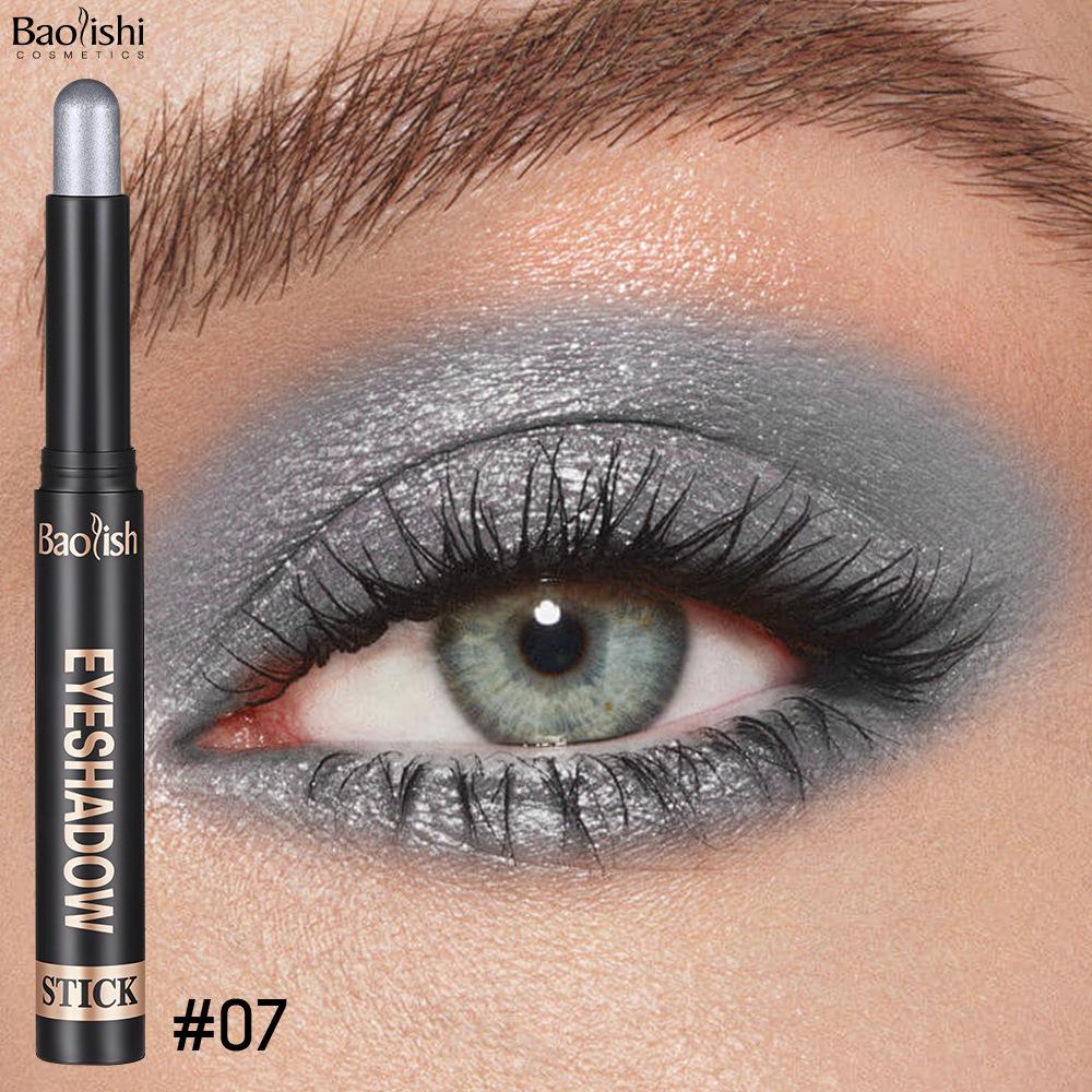 Тени для век в карандаше Макияж Многоцветные трехмерные тени для век Двенадцатицветные высокоглянцевые блестящие тени-карандаш для век