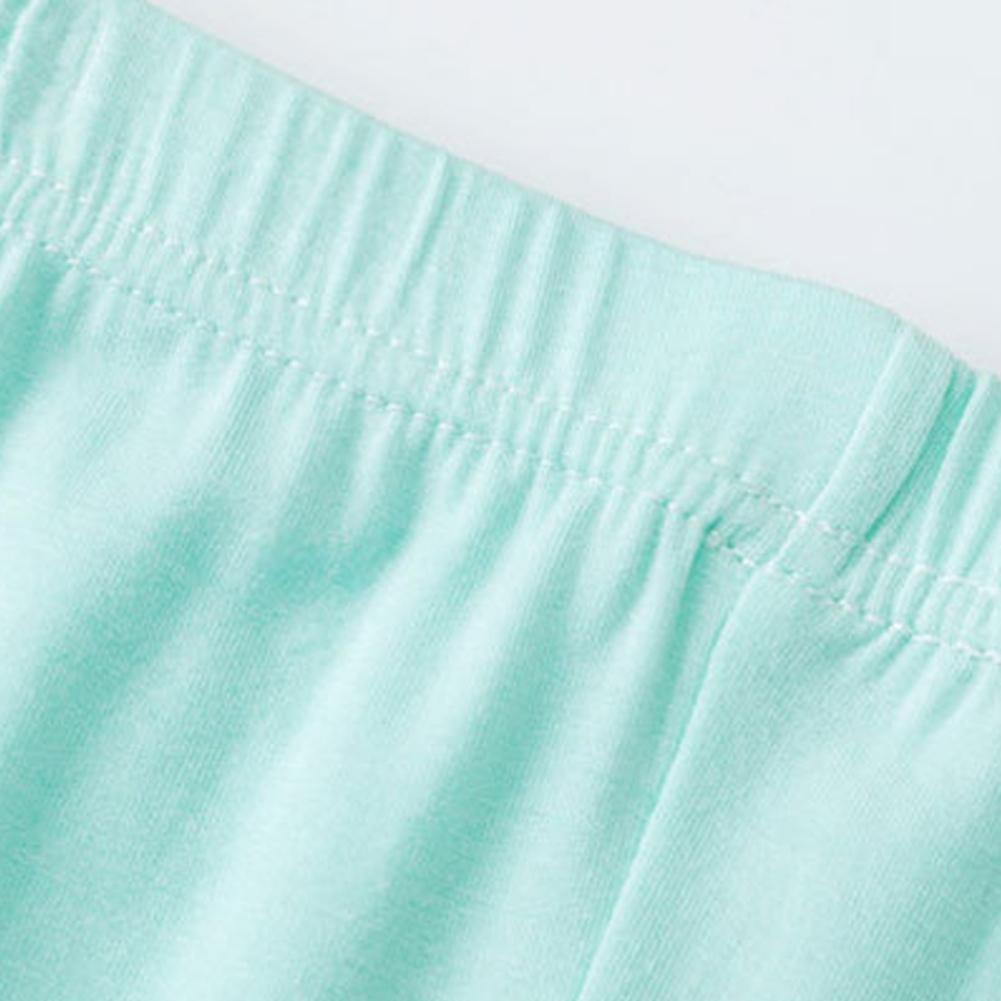 Защитные штаны для девочек, однотонные эластичные детские шорты