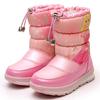 Fashion Real Wool Children Snow Boots Winter Warm Kids Shoes Casual Sneakers Waterproof Girls Princess Shoes Natural Fur Child Boots