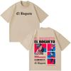 Singer El Bogueto Album Tour 2026 Print TShirts Unisex Women Fashion T Shirt Summer Shortsleeved Cotton Hiphop Casual Tshirts