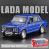 Масштаб 1/32 LADA 2106, литая под давлением модель автомобиля, игрушечный автомобиль с откатным механизмом, звуком и светом для детей, коллекция подарков для мальчиков и девочек