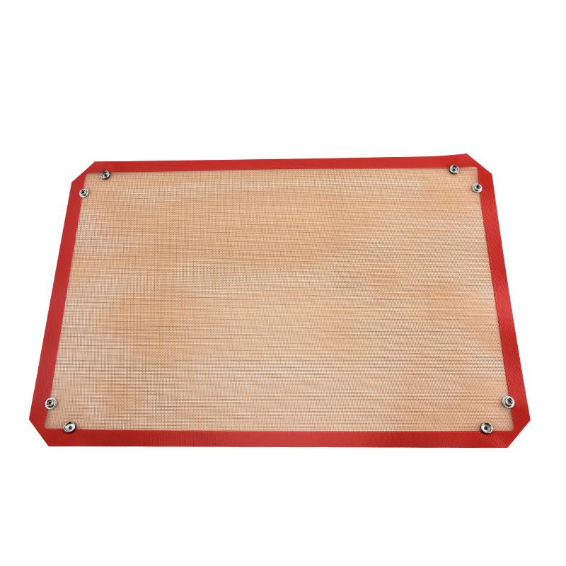 Silicone Baking Mat with Button Non-Stick Reusable Heat Resistant Pastry Mat Leak Proof Cookie Sheet for Oven Baking Supplies 1