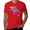 Classic purple dragon T-Shirt man clothes vintage t shirts man t shirt big and tall t shirts for men