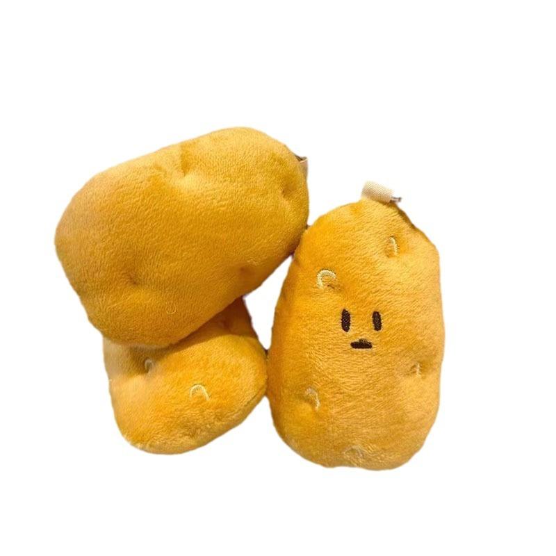 Cute Potato Plush Key Chain Cartoon Pendant Student Creative Bag Decoration