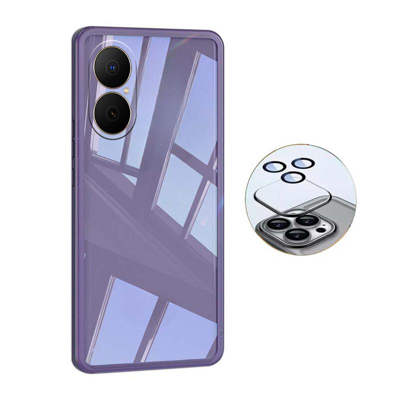 Чехол для Huawei Nova Y73 с защитой камеры, полупрозрачный, из мягкого силикона, ударопрочный, с защитными пленками для объектива, для задней крышки Huawei Nova Y73