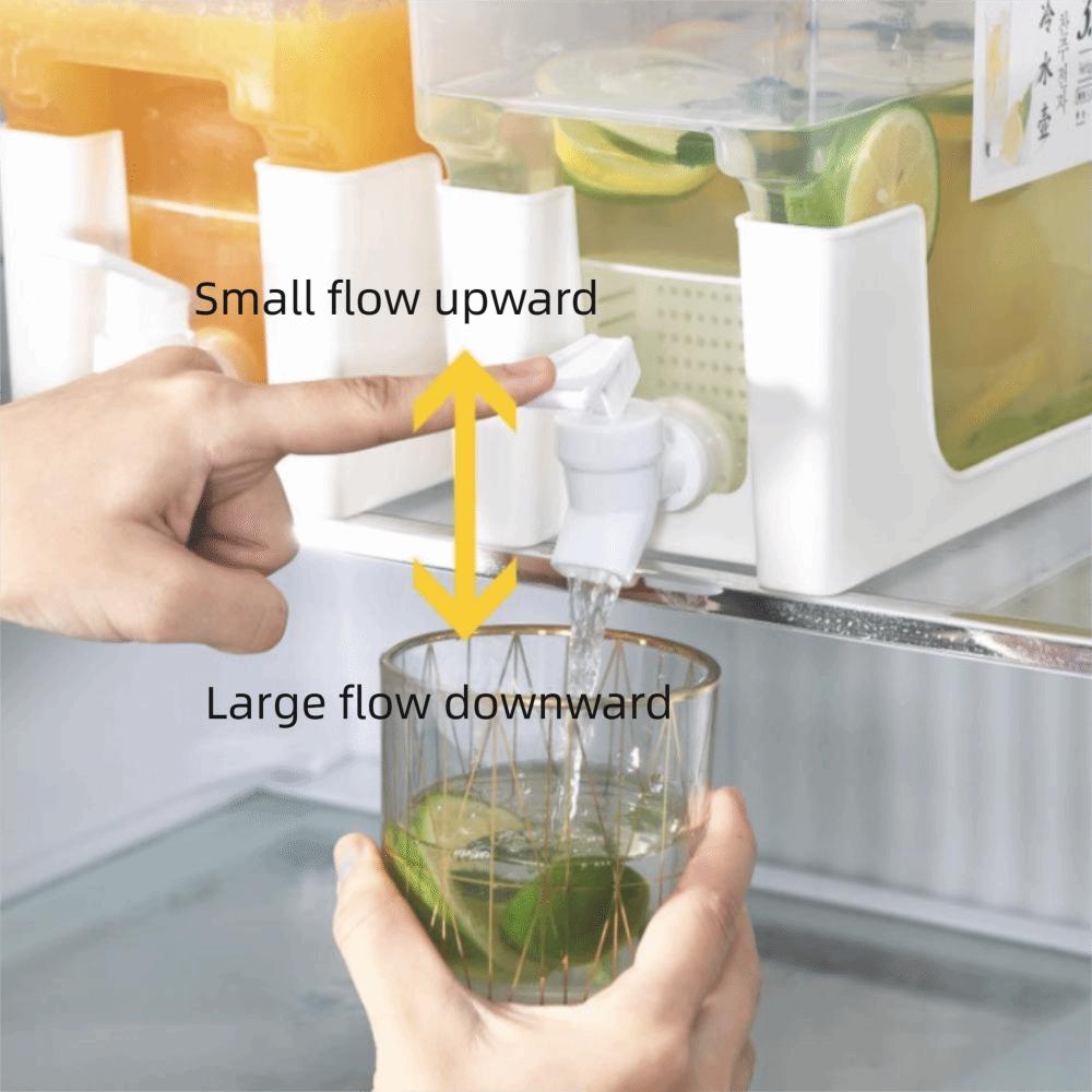 Large Capacity 3.5L Faucet Drink Dispenser Heat-resistant Fruit Tea Tank  Parties