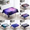 Mysterious Dreamy Starry Sky Printed Tablecloth Outdoor Camping  Antifouling Waterproof Table Home Decoration