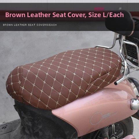 Electric Scooter Battery Car Motorcycle Seat Cushion Cover Anti-scratch Waterproof Thickened Seat Cover3dLeather Seat Cushion