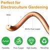 Copper Garden Stakes Coil Electroculture Antennae Plant Pile For Strong Plant And Better Nutrient Uptaking