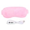 USB Hot Cold Compress Steam Eye Mask Detachable Adjustable Electric Heating Eye PatchPink