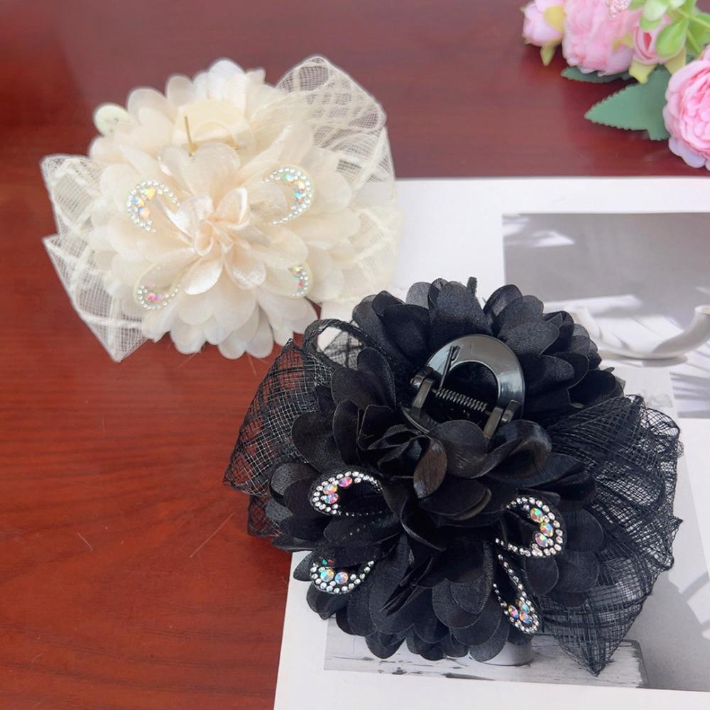 Заколка для волос с кисточкой, заколка для волос в виде цветка акулы, элегантные заколки для волос в виде краба для женщин, сладкая мода