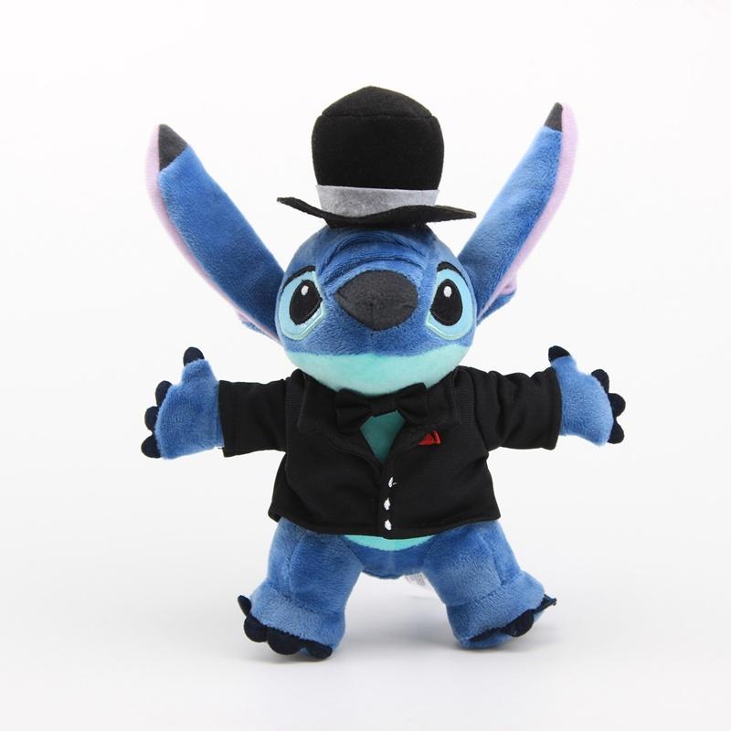Luxurious And Cuddly New Anime Suit Lilo Stitch Plush Bear Kid Soft Toy Gift 24cm Doll Toys