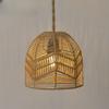 Hand Weave Lampshade Rattan Hanging Lamp Shade Cafe Hotel Light Cover Ceiling Pendant Fixture For Home Restaurant Decors