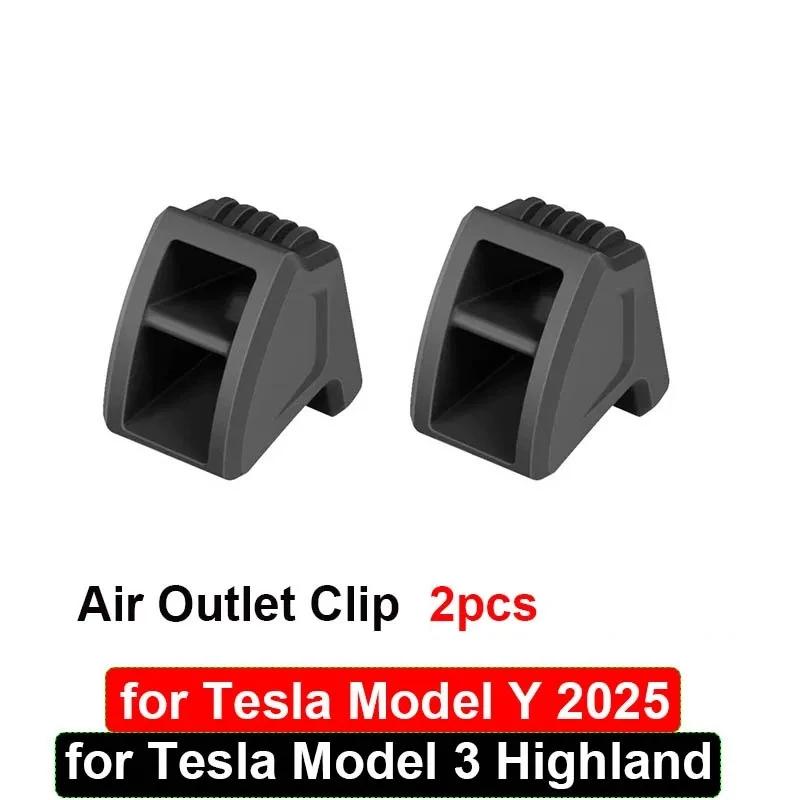 ONDO6 Launch Fit For Tesla Model Y Juniper 2026 Model 3 Highland Air Vent Freshener Clip Aromatherapy Holder Mount Car Gadget Stand HD