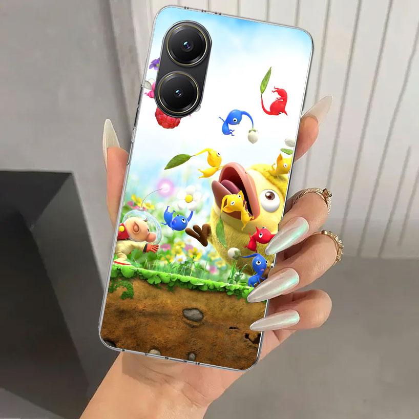 Игровой чехол для телефона P-PikminS 4 для Xiaomi Poco X5 X6 X7 Pro F7 Ultra M7 Redmi 15 15C 13 13C 12 12C 10 10A 10C 9 9A 9C 9T Оболочка Poco
