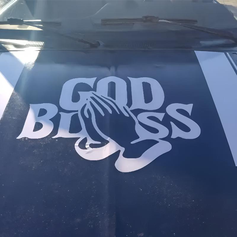 Молитва Иисус Вера Наклейки и бампер креативные и забавные наклейки для фанатов и любителей мультфильмов, высокое качество для автомобилей, грузовиков, мотоциклов