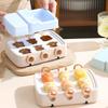 Ice Cream Silicone Molds 6-Grid Easy Release Reusable Mould With Lid Homemade Pop Maker Freezer Mold For Fruit Lollipop Pudding