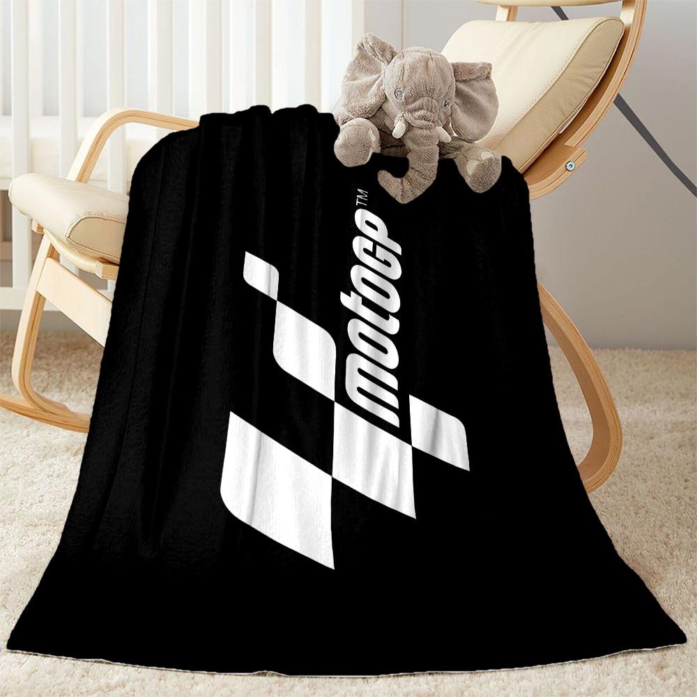 Motogp Flames Logo Blanket Soft Warm Cozy Great for Chair Couch Office Chair Four Seasons Multipurpose Warmthful Decor
