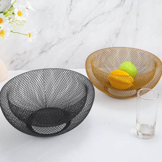 Fruit Plate with Built-in Drainage Holes Bird Nest Design Fruit Basket Kitchen Counter Dining Table Home Decor