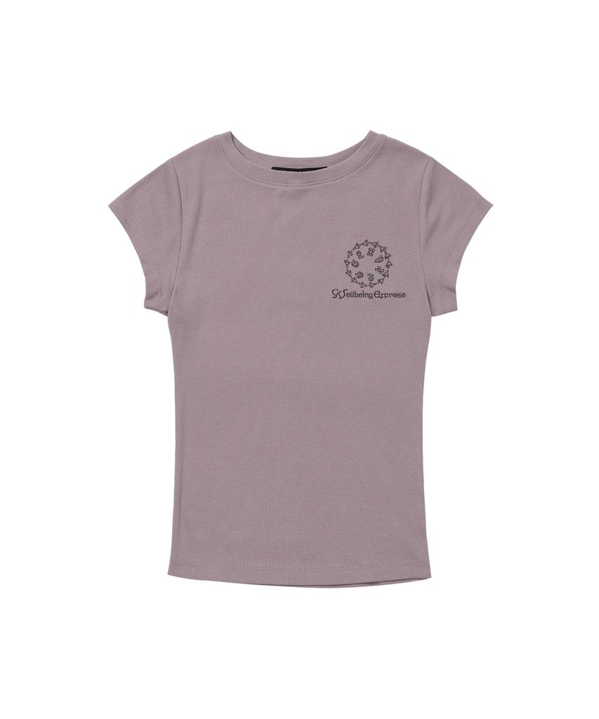 WELLBEING EXPRESS Peace Pigeon Tee Lilac