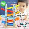 Fun Floor Six Racing Car Glider Track Set Children Puzzle Toy For Boys And Girls