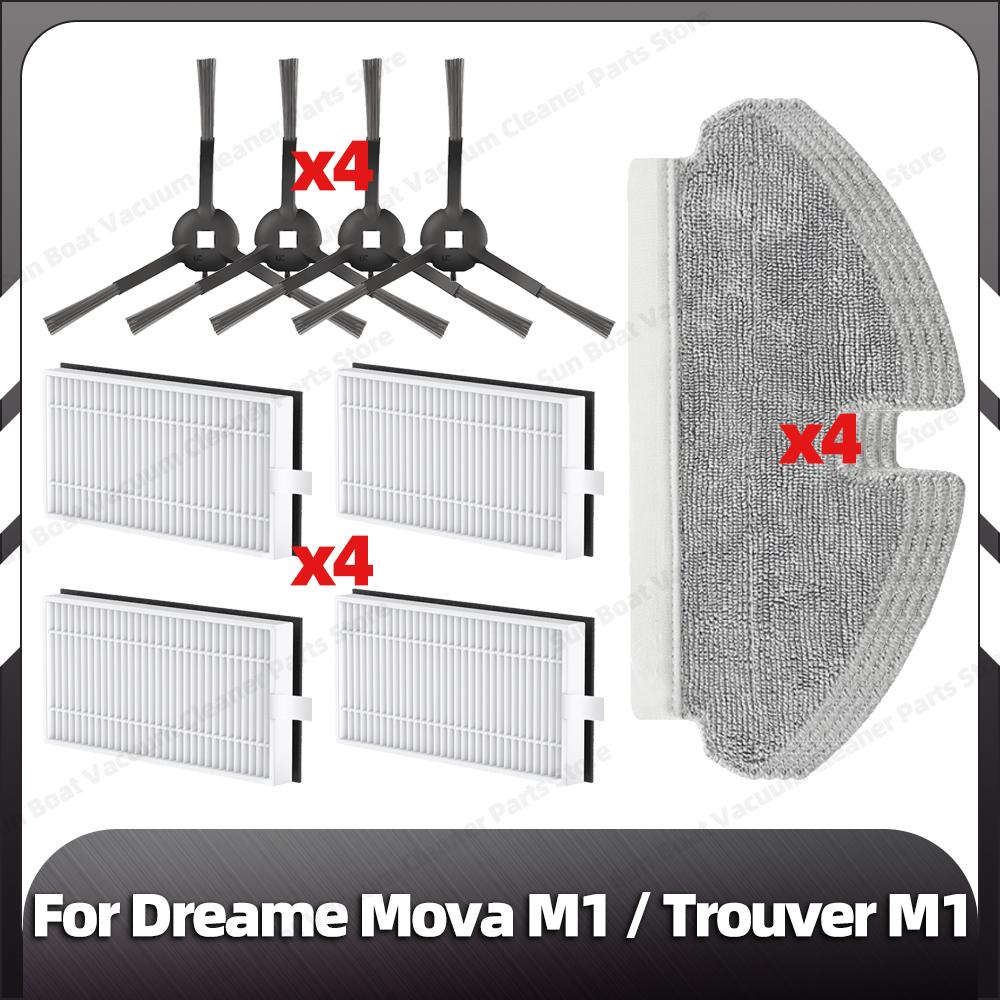 Совместимость с Dreame Mova M1 сменная боковая щетка HEPA фильтр швабры запасные части аксессуары