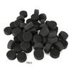 50pcs Soilless Hydroponic Sponge Planting Seedling Sponges for Greenhouse (Black)